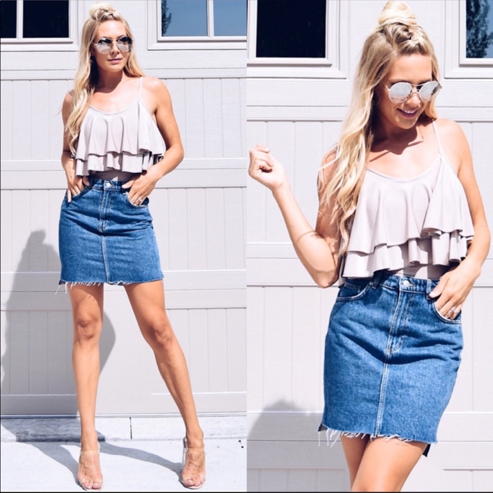 Cute ruffle bodysuit